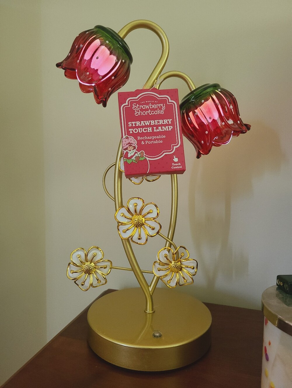 Strawberry Shortcake Touch Lamp 🍓
